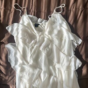 Boohoo Cream Women's Chemise Dress US 14